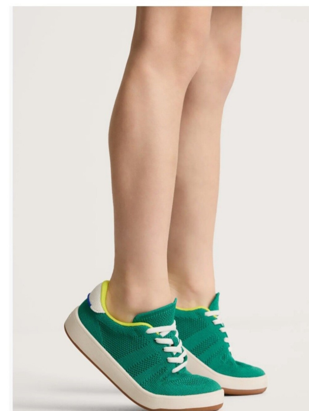 Rothy's Kids Stretch Sneakers in Green